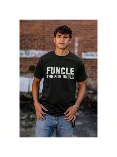 Funcle: The Fun Uncle Men's Graphic Tee - A Must-Have for Cool Uncles!