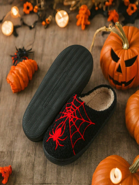 Introducing our limited edition Cute &amp; Spooky Halloween Slippers! Crafted for Autumn and Winter wear, these slippers are perfect for keeping your feet warm and cozy. With their unique design and high-quality materials, you'll love wearing them around the house or while running errands. Don't miss out on this must-have accessory for the holiday season.