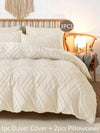 Chic Zebra Striped Duvet Cover Set: 3-Piece Modern Bedding for All Seasons