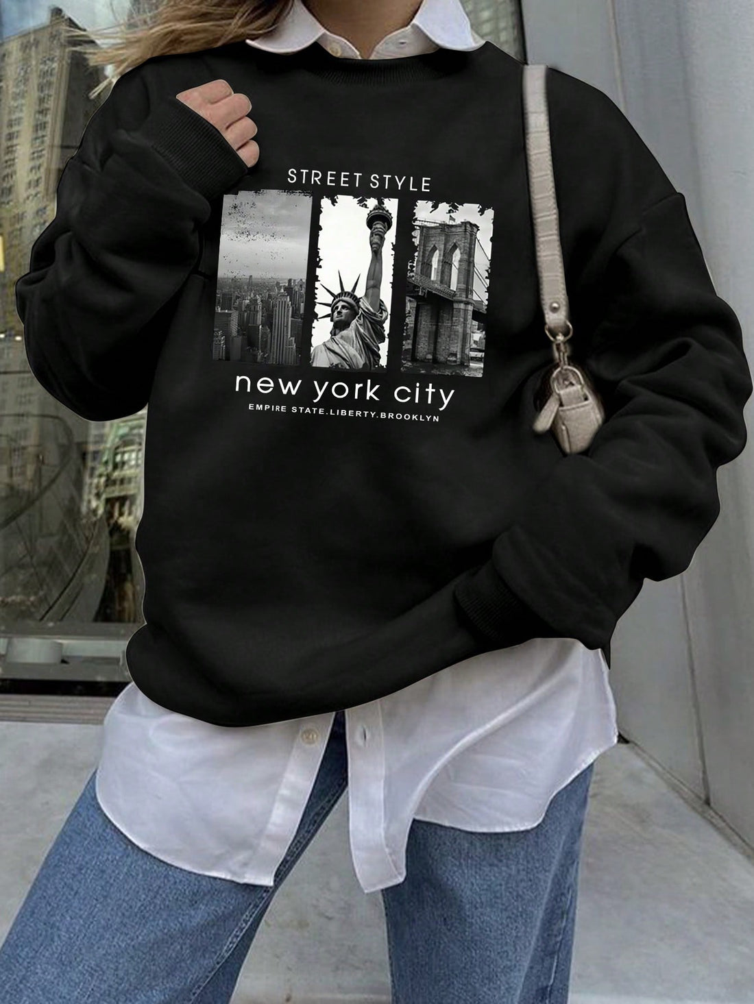 Stay warm and stylish in our Cozy Raccoon Print Crew Neck Sweatshirt - the perfect addition to your spring and autumn wardrobe. Made with comfortable fabric, this sweatshirt features a trendy raccoon print that will add a touch of casual chic to your look. Stay cozy and fashionable all season long.