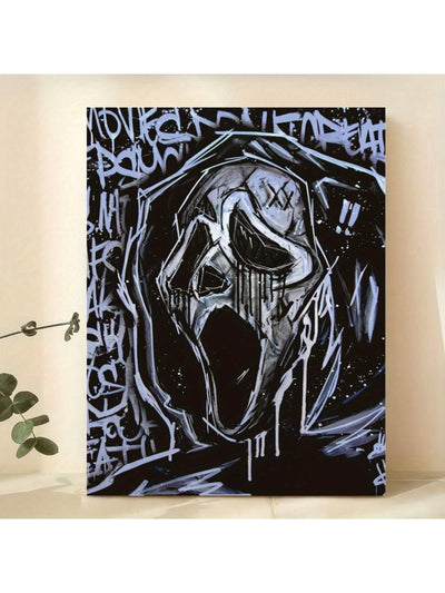 Introduce a spooky yet modern touch to your home or office with our Modern Ghostface Canvas Art. This piece features a unique design, perfect for Halloween decor. Made with high-quality materials, it will add a touch of eerie charm to any space.