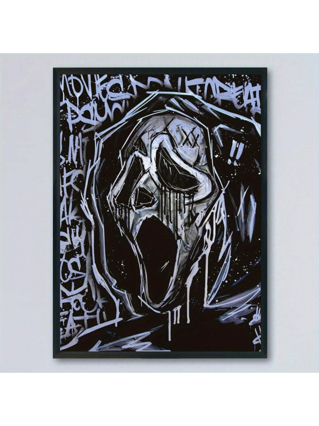Introduce a spooky yet modern touch to your home or office with our Modern Ghostface Canvas Art. This piece features a unique design, perfect for Halloween decor. Made with high-quality materials, it will add a touch of eerie charm to any space.