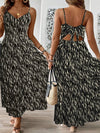 Feel Fabulous in the Plus Size Women's Random Printed Cami Dress