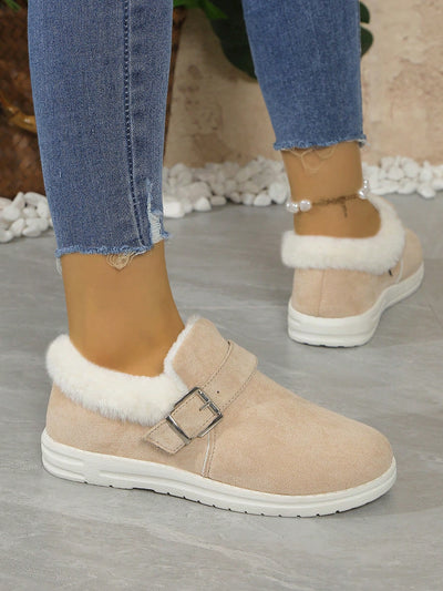 Cozy Comfort: Plush-Lined Winter Snow Boots for Stylish Casual Wear