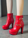 Chic & Stylish: Autumn/Winter Women's High Heel Platform Ankle Boots