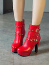 Chic & Stylish: Autumn/Winter Women's High Heel Platform Ankle Boots