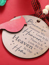 Elegant Red Cardinal Memorial Ornament for Cherished Memories