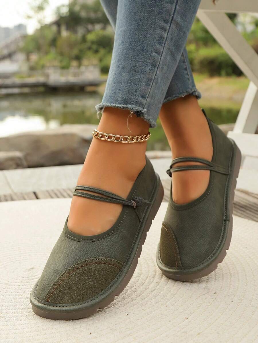 Step out in style with these suede lace-up shoes designed to keep you comfy on your feet all day. Their soft, anti-slip sole makes every step feel like a smooth dance move, perfect for walking with confidence and flair. Whether you're out for a casual stroll or just showing off your fun side, these shoes have got your back (and your soles)!