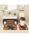 Vintage Pumpkin Ghost Tree Halloween Bathroom Set - Shower Curtain, Rug, Bath Mat & More!