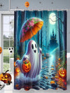 Spooky Pumpkin Nightmare: Halloween Horror Night Shower Curtain