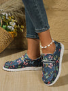 Chic Floral Slip-On Shoes: Embrace European and American Style