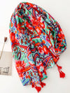 Chic Paisley Printed Scarf - Versatile Fashion Shawl for All Seasons