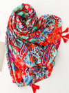 Chic Paisley Printed Scarf - Versatile Fashion Shawl for All Seasons