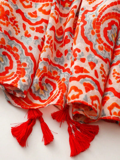 Chic Paisley Printed Scarf - Versatile Fashion Shawl for All Seasons