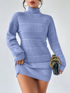 Luxurious Comfort: 3D Knit Woolen Sweater Dress