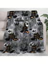 Pumpkin Patch Cozy Halloween Blanket - Ideal for Living Room and Sofa Decor