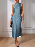 Color detail 47 of Chic Sleeveless Maxi Dress for Women - Elegant Long Dress by EMERY ROSE for dress styling