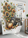 Feline Fall Fun: Cat Pumpkin Bathroom Decor Set for Comprehensive Bathroom Scenarios