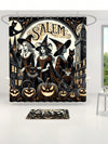 Feline Fall Fun: Cat Pumpkin Bathroom Decor Set for Comprehensive Bathroom Scenarios