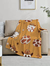 Spooky Fall Flannel: Halloween Themed Cozy Blanket - Perfect Gift for Thanksgiving or Birthdays