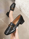 Classic Comfort: Women's Retro British Style Loafers for All Seasons