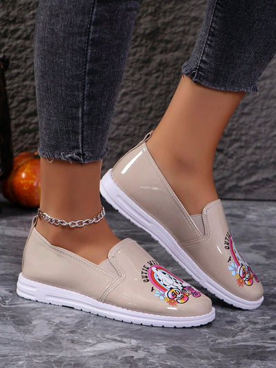 Pumpkin Spice and Everything Nice: Halloween Theme Casual Sports Shoes for Women