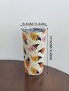 Colorful Ghost Insulated Tumbler: Perfect for Travel, Outdoor, Gym, and More