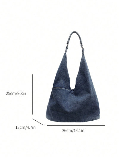 Versatile Casual Hobo Bag: Large Capacity Shoulder Bag for Daily Use, Travel, Work & More