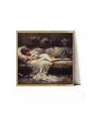 Victorian Elegance: Tired Woman Antique Canvas Wall Art for Timeless Home Decor