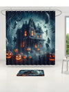 Spooky and Stylish: Halloween Ghost Themed Shower Curtain Set