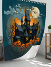 Spooky and Stylish: Halloween Ghost Themed Shower Curtain Set