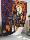 Spooky and Stylish: Halloween Ghost Themed Shower Curtain Set