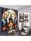 Spooky and Stylish: Halloween Ghost Themed Shower Curtain Set