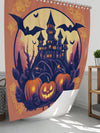 Spooky and Stylish: Halloween Ghost Themed Shower Curtain Set