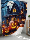 Spooky and Stylish: Halloween Ghost Themed Shower Curtain Set