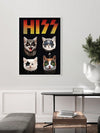 Whimsical Cool Cat Canvas Poster: A Purrfect Addition to Your Home Decor