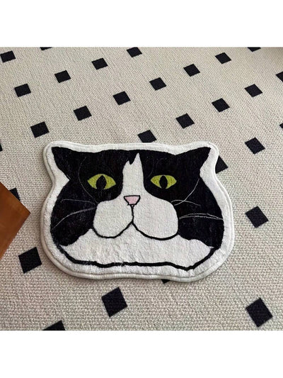 Adorable Black Cat Bathroom Rug: Non-Slip, Absorbent, and Stylish Addition to Your Home