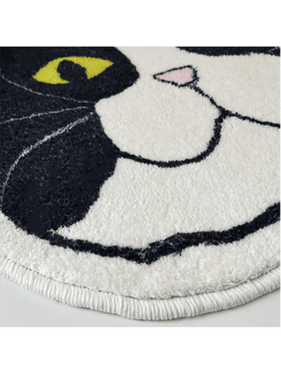 Adorable Black Cat Bathroom Rug: Non-Slip, Absorbent, and Stylish Addition to Your Home