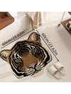 Cozy Safari: Plush Animal-Shaped Anti-Slip Floor Mat - Leopard & Tiger Design