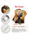 Modern African Bohemian Canvas Art Set - 3 Unframed Abstract Prints for Stylish Home & Office Decor