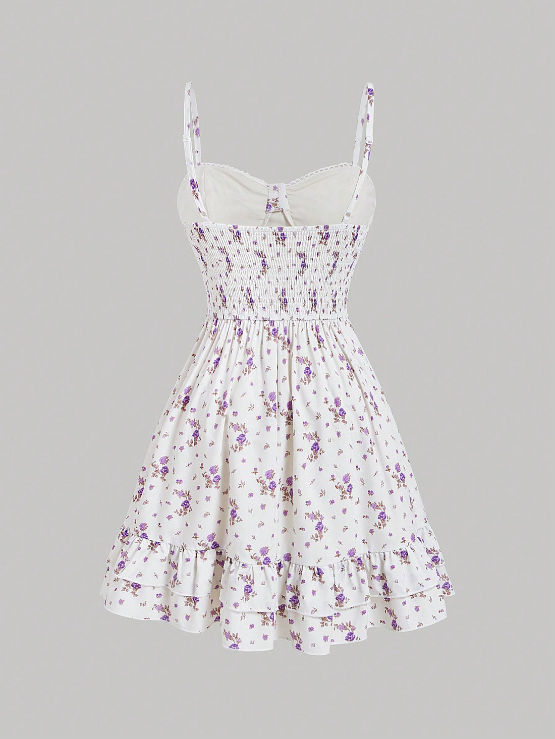 Achieve effortless summer style with our Chic Plus Size Floral Camisole Dress. The beautiful floral pattern and bow detail add a touch of elegance to this comfortable and versatile dress. Perfect for any summer occasion, this dress will make you feel confident and stylish all season long.