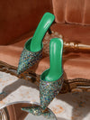 Women's Rhinestone-Embellished Party Heels - Perfect for Christmas and Fall Celebrations!