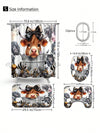 Fall Harvest Farmhouse Bathroom Set: Pumpkin Sunflower Shower Curtain and Toilet Lid Cover