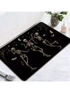 Skull Dancing Halloween Party Doormat: Modern, Minimalist, & Non-Slip