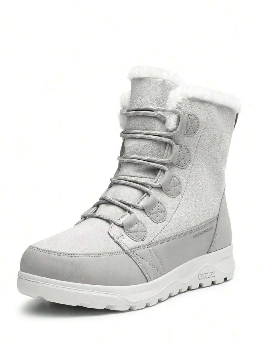 Step into winter fun with these Cozy Lace-Up Women's Snow Boots! Designed to keep your feet snug with a warm lining, they’re the perfect ankle booties for frosty adventures. Whether you’re building a snowman or strolling through holiday markets, these boots combine comfort and festive flair to brighten your cold-weather days. Lace up and let the winter magic begin!
