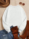 Vintage Christmas Joy: Loose Fit Long Sleeve Sweatshirt for Autumn & Winter