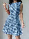 Elegant Plaid Pleated Hem Sleeveless Dress: The Perfect Summer Staple