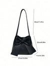 Stylishly Chic: Large Capacity Bucket Shoulder Bag for Women - Perfect for Daily Use