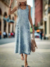 Chic & Casual: Denim Dress for Effortless Vacation Style