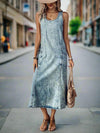 Chic & Casual: Denim Dress for Effortless Vacation Style